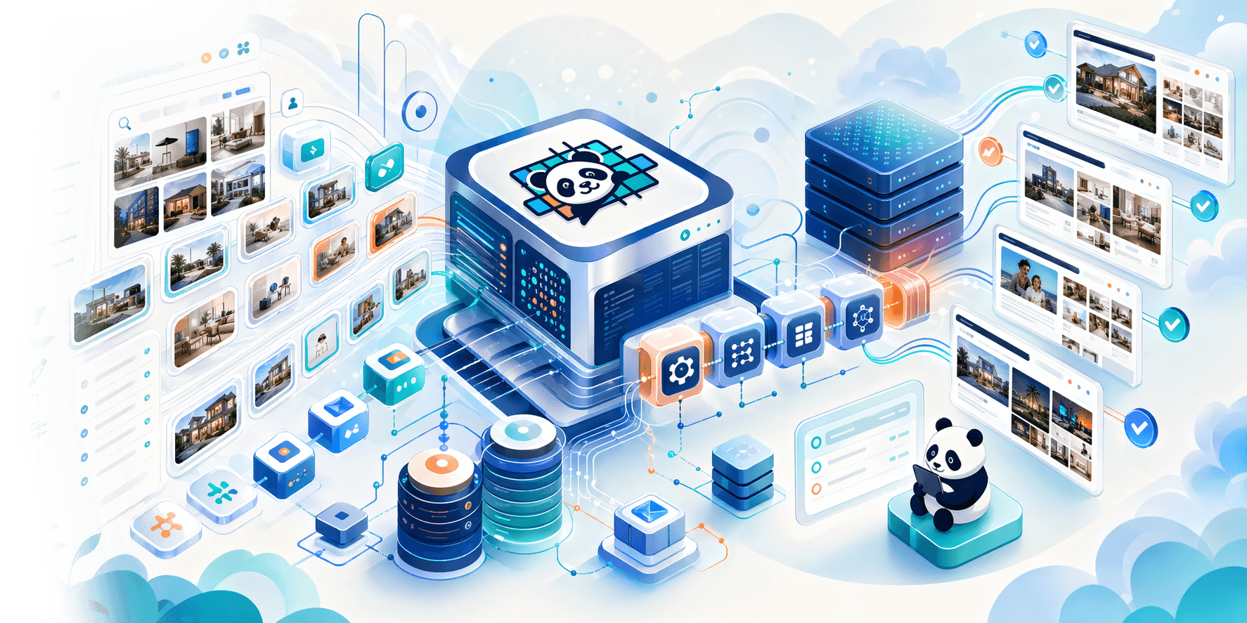 Grid Panda query engine stack and filtering workflow preview